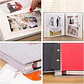 ALBUM FOTOGRAFICO AUTOADHESIVO CUBIERTA LINO GRIS CON VENTANA - Miniatura 7