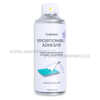 ADHESIVO REPOSICIONABLE SPRAY 400 ML CRAFTELIER