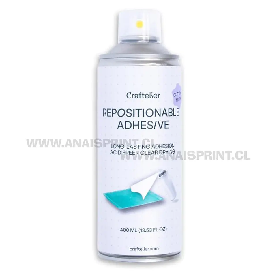 ADHESIVO REPOSICIONABLE SPRAY 400 ML CRAFTELIER 1