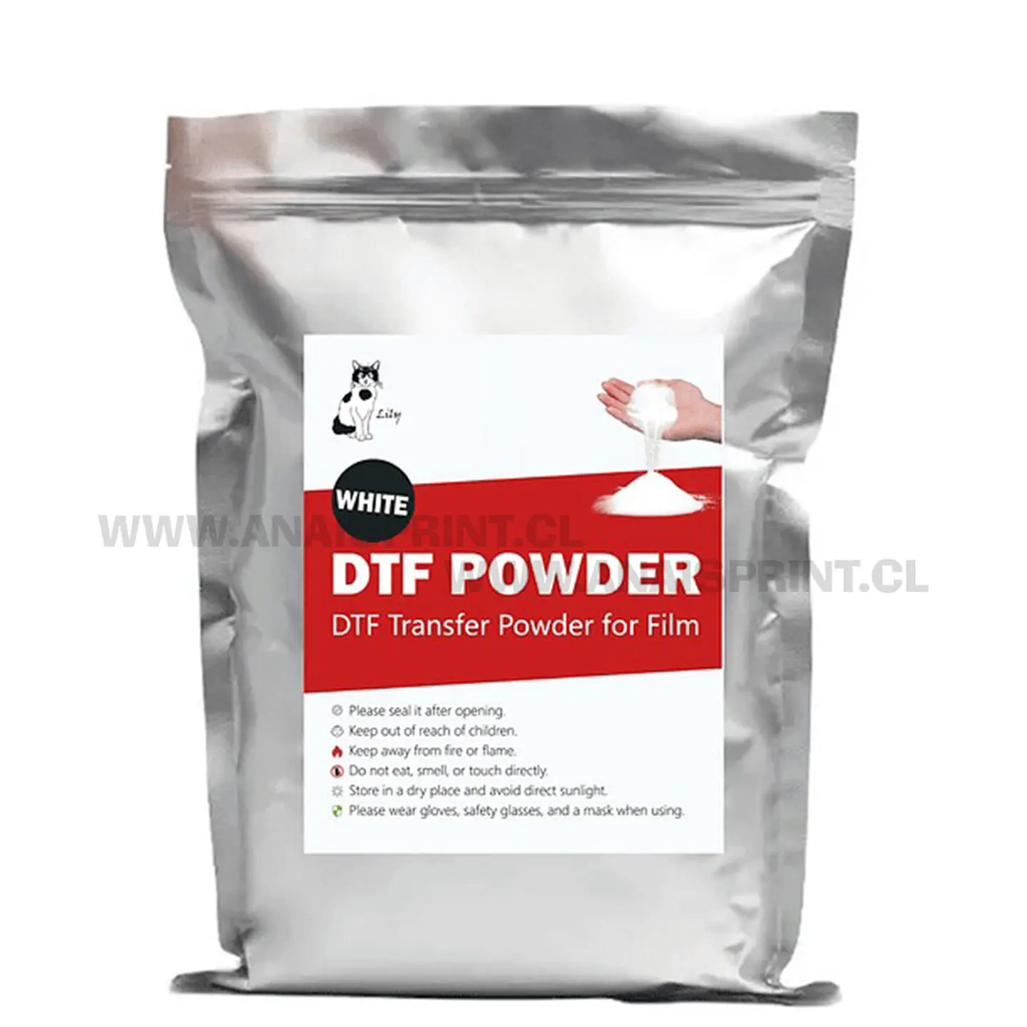POLIAMIDA POLVO ADHESIVO BLANCO DTF 1 KG 1