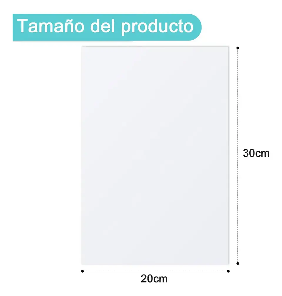 PLACAS METALICAS BLANCAS SUBLIMABLES A4 4