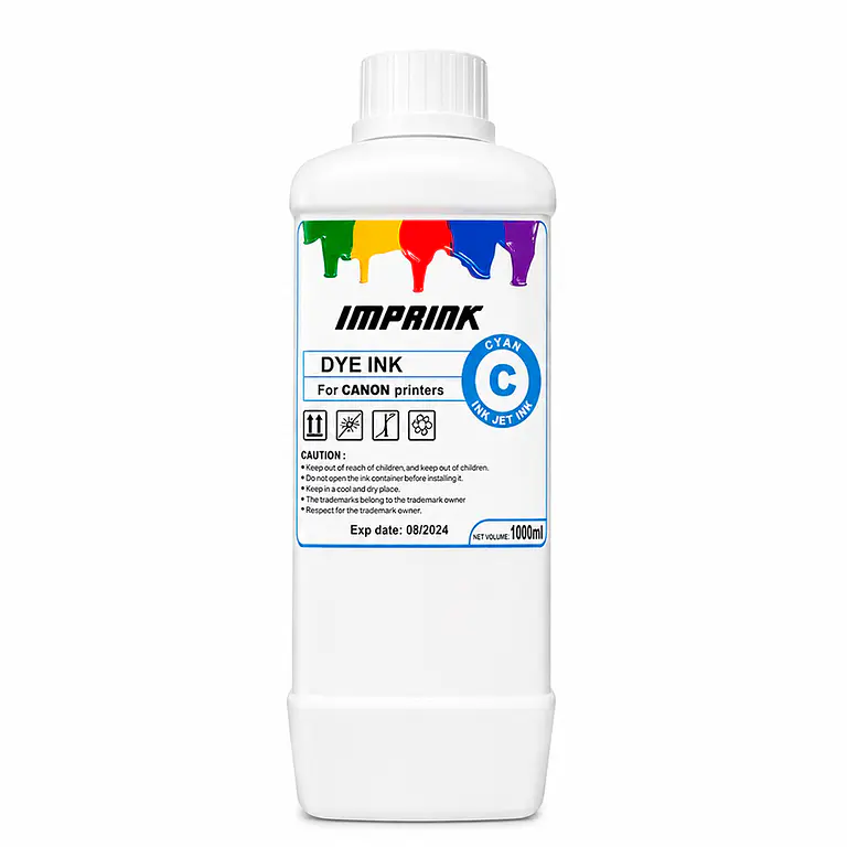 TINTAS DYE PREMIUM PARA IMPRESORAS CANON INKJET 1000 ML