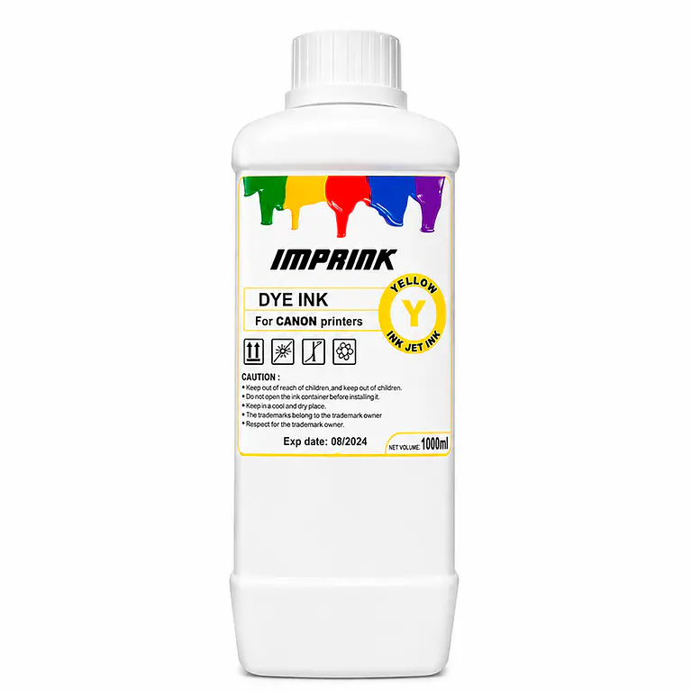 TINTAS DYE PREMIUM PARA IMPRESORAS CANON INKJET 1000 ML