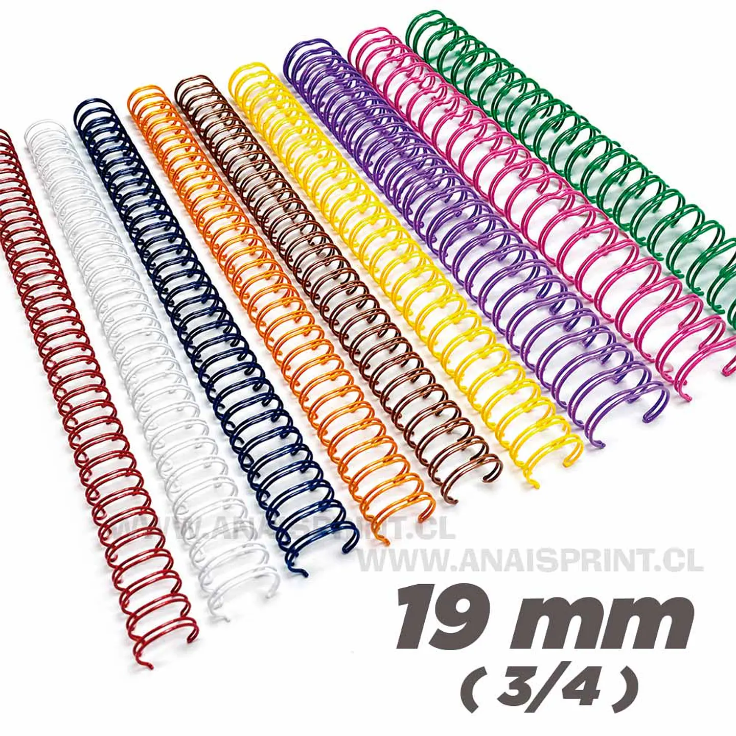 ANILLOS METALICOS DOBLE CERO 19 MM (5 UNDS) 1