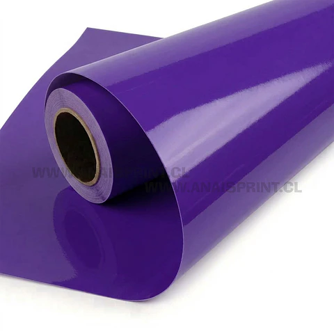 VINILO TEXTIL PU TERMOTRANSFERIBLE 50 CM X 1 MT MORADO