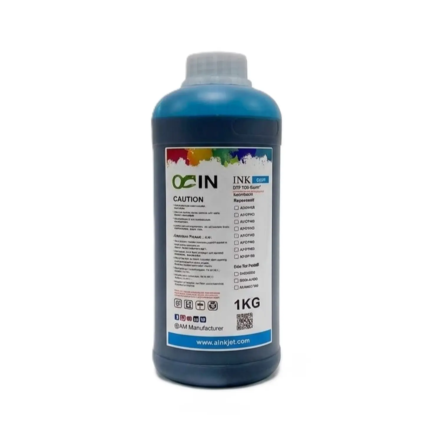 TINTA DTF TEXTIL MARCA ORIC 1 LITRO 5