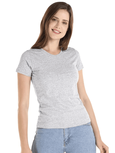 Polera m/c algodón mujer 1