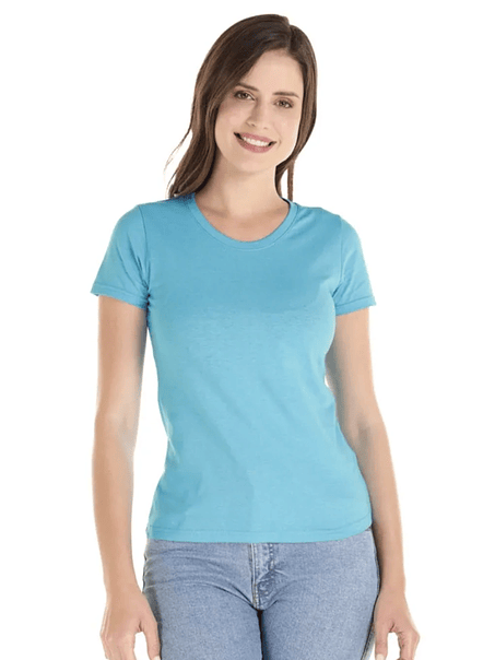 Polera m/c algodón mujer 5