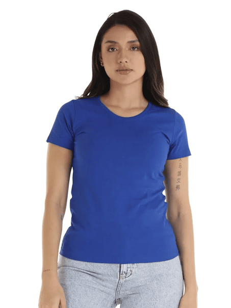 Polera m/c algodón mujer 6
