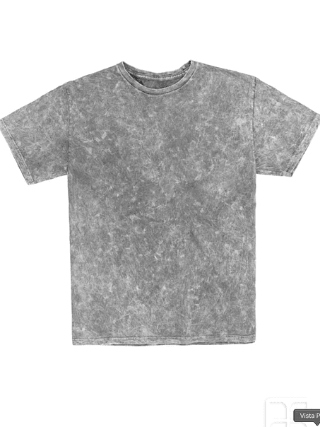 Polera m/corta mineral wash hombre 4