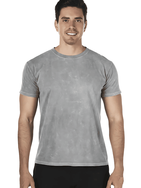 Polera m/corta mineral wash hombre 3