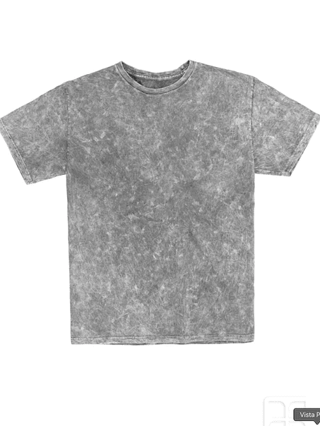 Polera m/corta mineral wash mujer 4