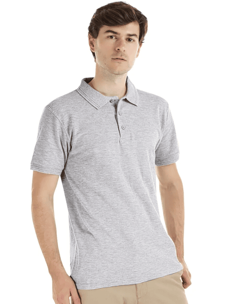 Polera m/corta pique hombre 4