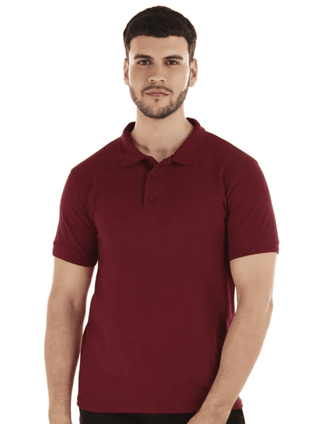 Polera m/corta pique hombre 12