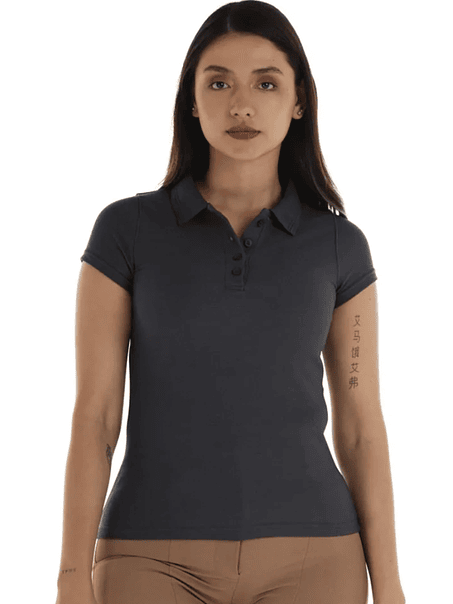 Polera m/corta pique mujer 8