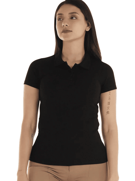 Polera m/corta pique mujer 11