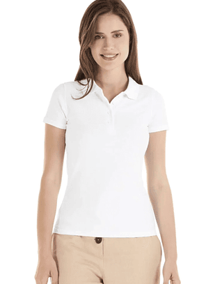 Polera m/corta pique mujer