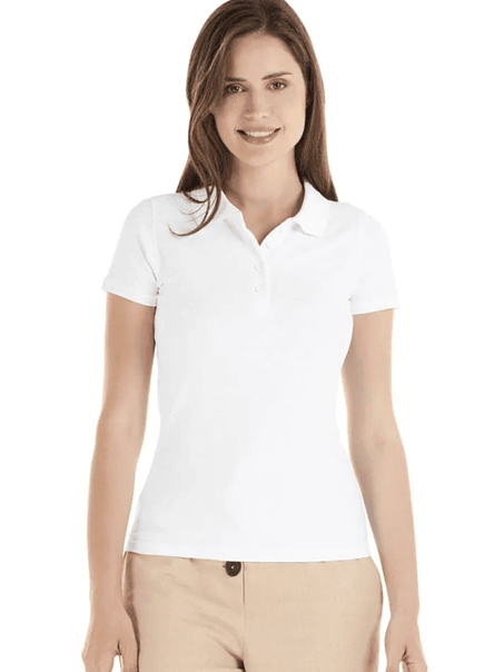 Polera m/corta pique mujer 1