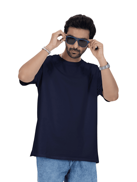 Polera Oversize m/corta algodón hombre 3