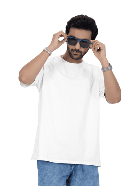 Polera Oversize m/corta algodón hombre 5