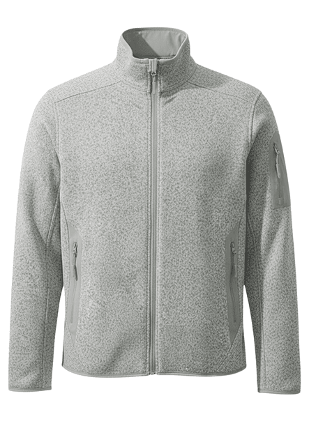 Poleron polar con cierre jaspe Unisex 4