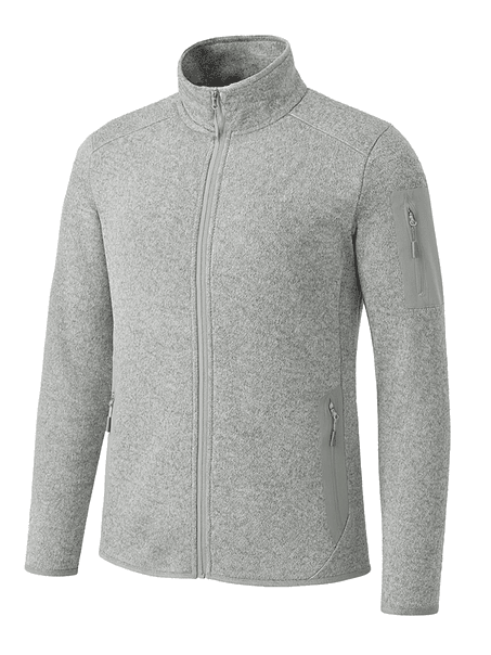 Poleron polar con cierre jaspe Unisex 5