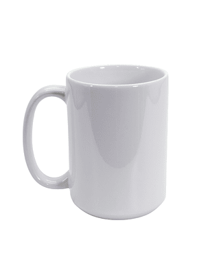 Tazon blanco 15 OZ Personalizable