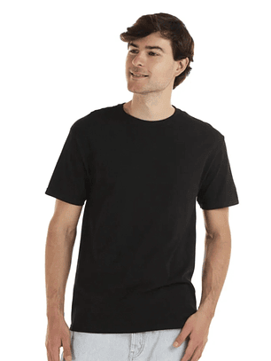 Polera m/c algodón hombre (Sin estampado)