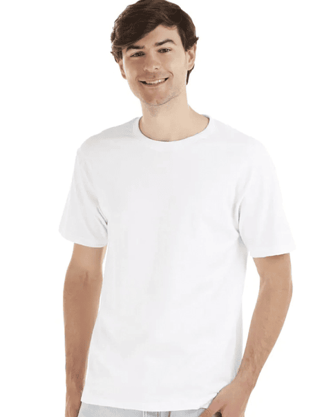 Polera m/c algodón hombre (Sin estampado) 2
