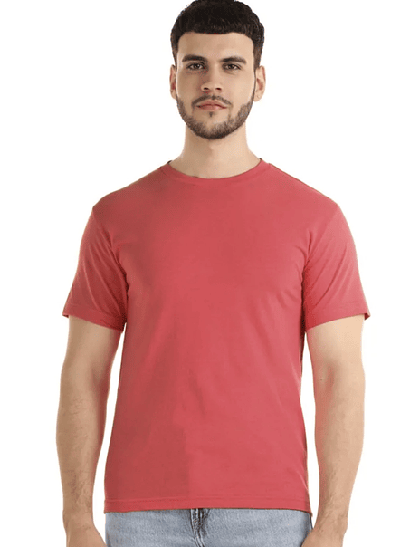 Polera m/c algodón hombre (Sin estampado) 14