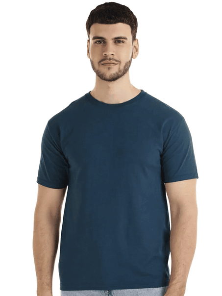 Polera m/c algodón hombre (Sin estampado) 28