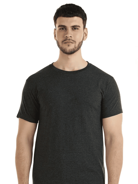 Polera m/c algodón hombre (Sin estampado) 29