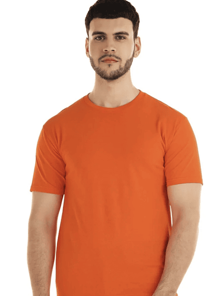 Polera m/c algodón hombre (Sin estampado) 34