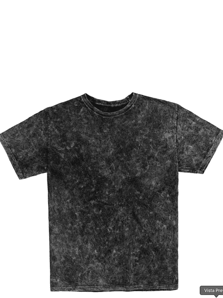 Polera m/corta mineral wash hombre (Sin estampado) 2