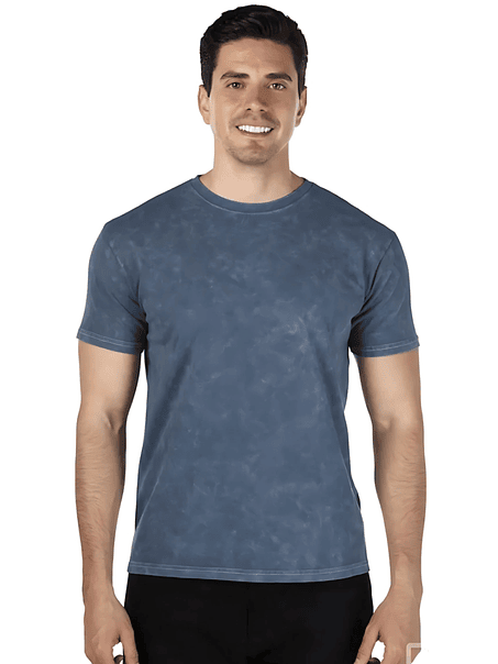 Polera m/corta mineral wash hombre (Sin estampado) 5