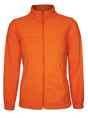 Poleron polar con cierre mujer (Sin estampado)