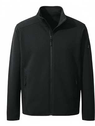 Poleron polar con cierre jaspe Unisex  (Sin estampado)