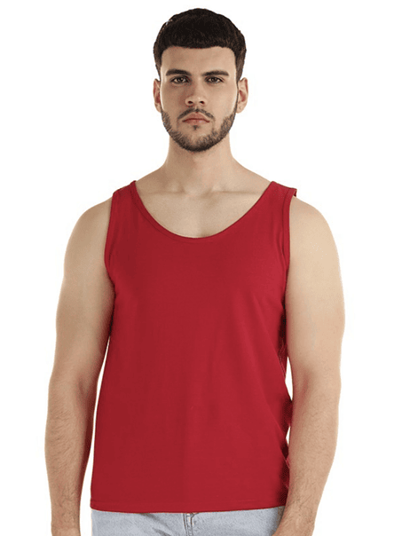 Polera musculosa algodón hombre  4