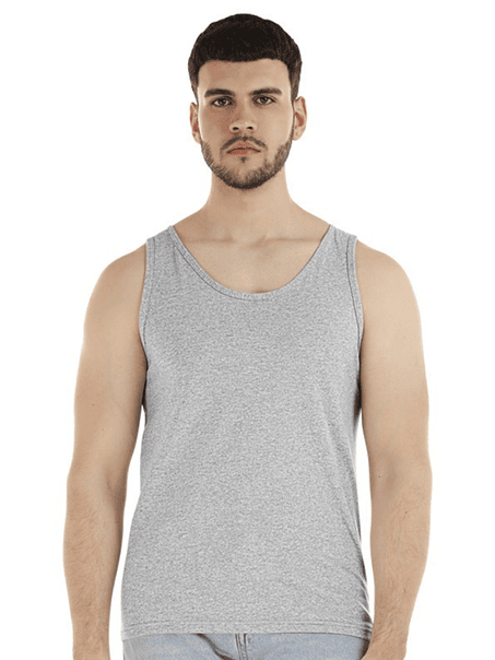 Polera musculosa algodón hombre  6