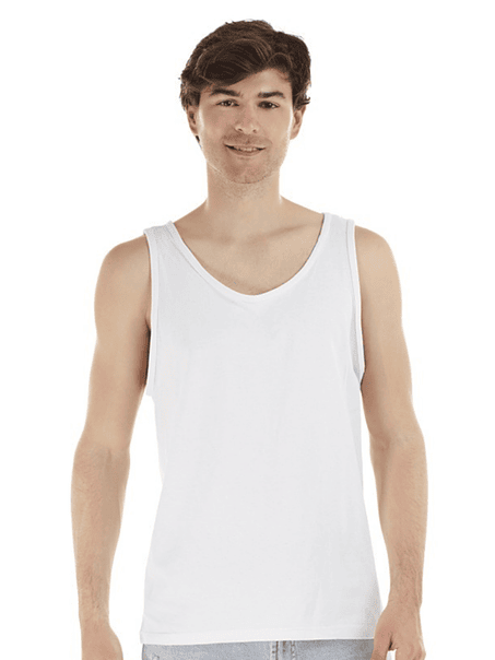 Polera musculosa algodón hombre (SIN ESTAMPADO) 2