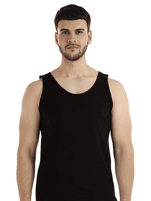 Polera musculosa algodón hombre