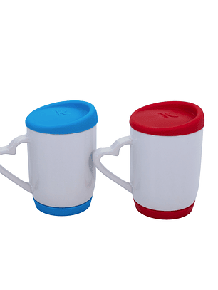 Tazón con Tapa y Base de Silicona 12 oz / 355 ml