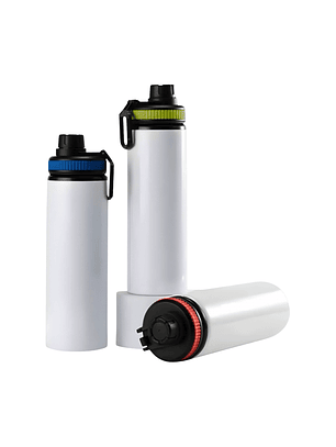 Botella de Aluminio para Sublimación con Tapa Dentada SG 27 oz / 800 ml