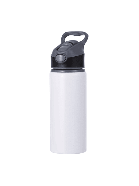 Botella de Aluminio Blanca con Tapa de Color BestSub 22 oz / 650 ml 2