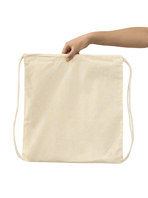Mochila de algodón | 6 onzas | 42x38 (cm)