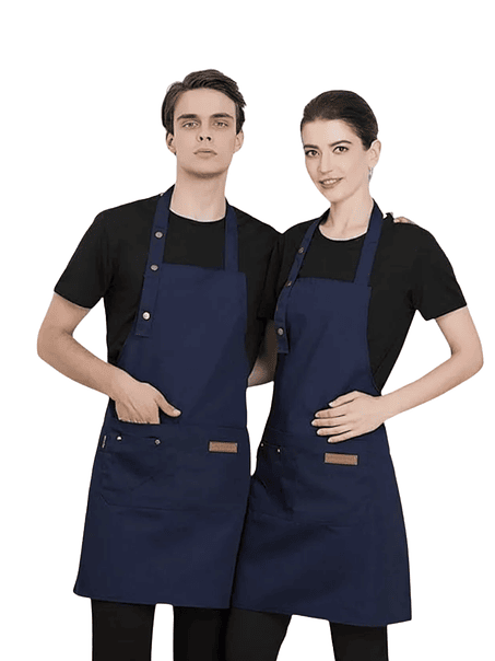 Delantal de Cocina Unisex con Bolsillos 1