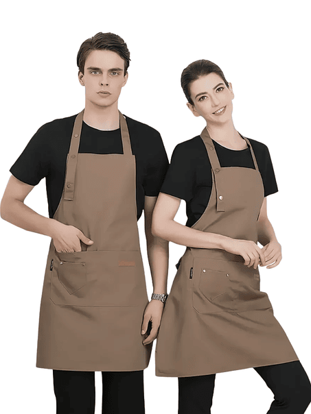 Delantal de Cocina Unisex con Bolsillos 2