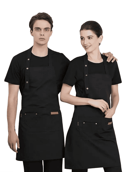 Delantal de Cocina Unisex con Bolsillos 3