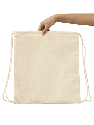 Mochila de algodón | 8 onzas | 42x38 (cm)
