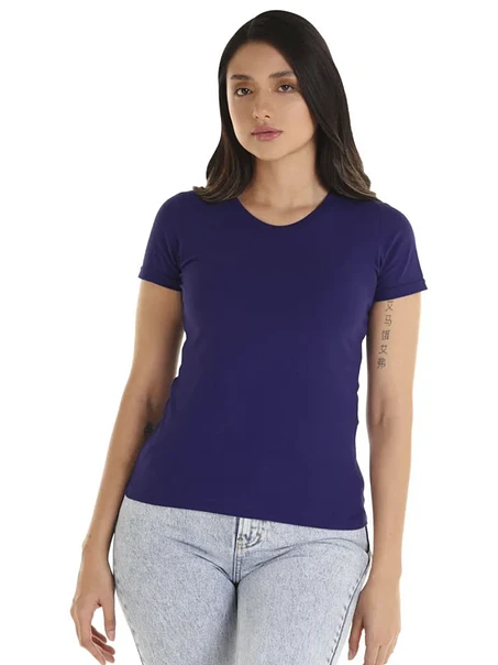 POLERA M/C ALGODÓN MUJER 4